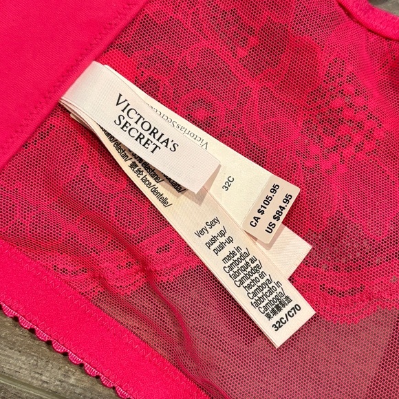 Very Sexy Satin Crystal Satin Lace Bustier Push Up - Picture 6 of 6